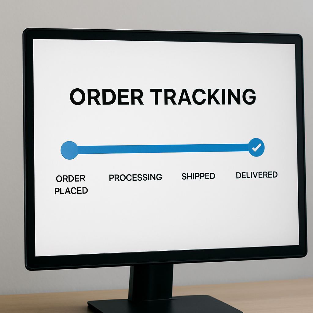 Order tracking page